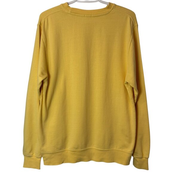 Brandy Melville John Galt yellow honey embroidered crewneck sweatshirt size M - Picture 7 of 8